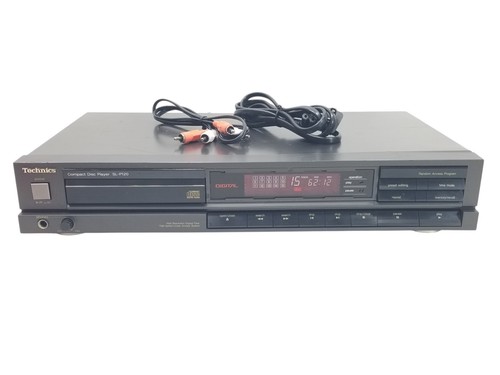 RARE Technics SL-P120 Compact Disc CD Player w/Audio Cable and Power Cord TESTED