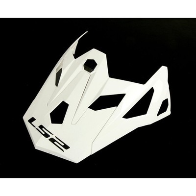 LS2 Gloss White Peak for X-Force Solid Helmets 04-510