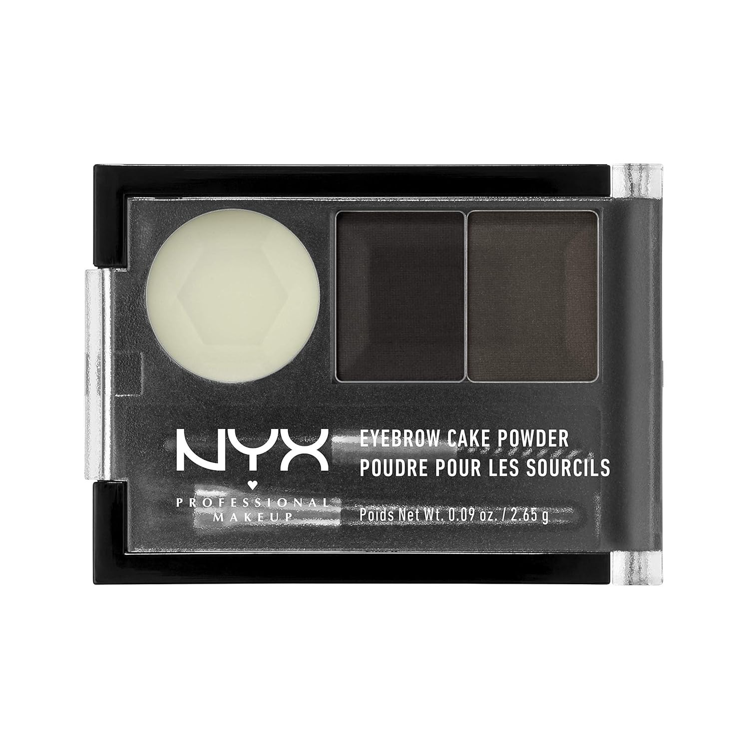 NYX PROFESSIONAL MAKEUP Eyebrow Cake Powder, Black/Gray - Free Shipping