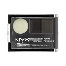 NYX PROFESSIONAL MAKEUP Eyebrow Cake Powder, Black/Gray - Free Shipping