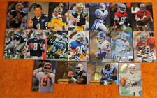 1994 ACTION PACKED FOOTBALL 198 CARD SET with UDATE