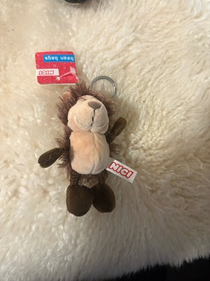 NICI Hedgehog Key Chain New Gift Bean Stuffed Animal