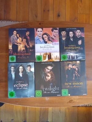 Die Twilight Saga ''Fan Edition DVDs'' !!! Sehr Guter Zustand !!!