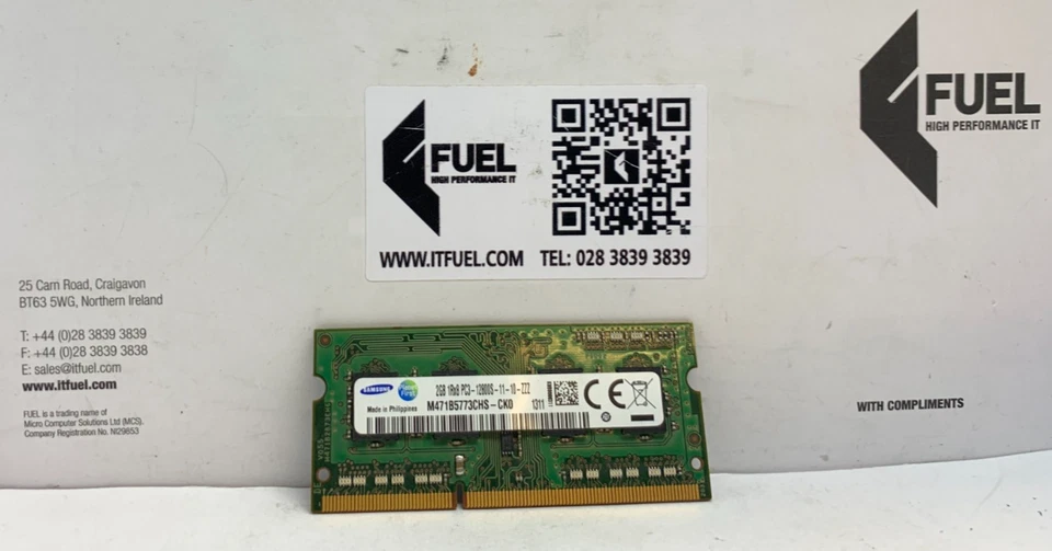 Samsung 2GB DDR3 SD Ram memory module PC3-12800 - M471B5773CHS-CK0 - Image 2 of 3