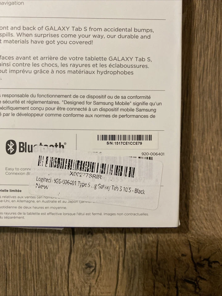 Logitech Type-S for Samsung Galaxy Tab S 10.5 Thin Protective Keyboard Case - Image 3 of 4