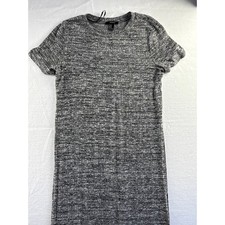 Women’s Forever 21 Grey Comfy Slitted Dress Sz M