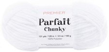 Premier Parfait Chunky Yarn-White - 3 Pack