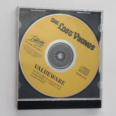 The Lost Vikings PC CD ROM DOS Valueware Release (Interplay, 1993) No Box No Man