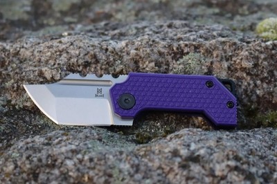 Midgards Messer Balance Line Thunrar Nano Folder lila / purple 14C28N Stahl G10 