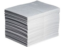 New Pig MAT403 PIG Oil-Only Heavy-Weight Absorbent Mat Pad 100/Bag