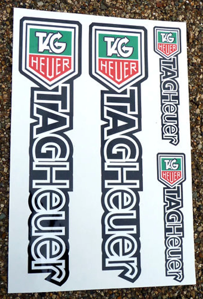 SCREENPRINTDIGITAL Retro klassisches Motorrad Motorrad ETIKETT Stil Gabel Aufkleber Aufkleber, laminiert