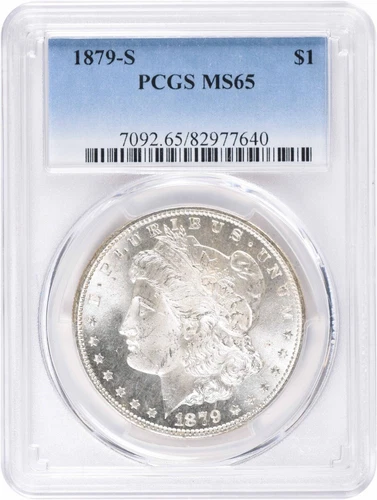 1879-S Morgan Silver Dollar MS65 PCGS