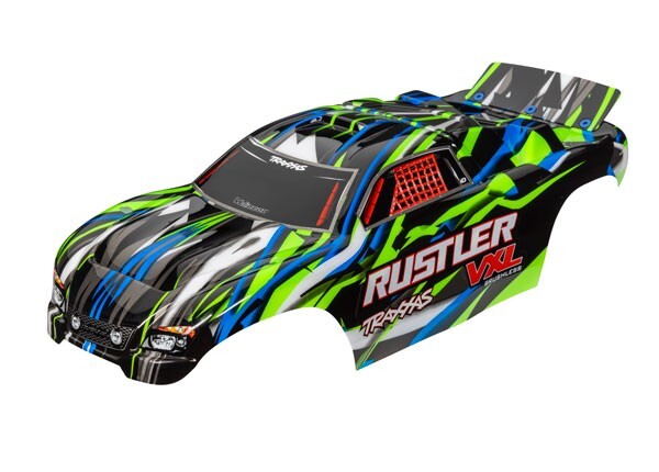 Traxxas RUSTLER VXL RCカー 部品多数 TRA37076-74-ORNG__69472.