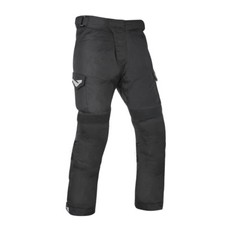 Oxford Quebec 1.0 Motorcycle Motorbike Textile CE Pants Regular Leg Tech Black