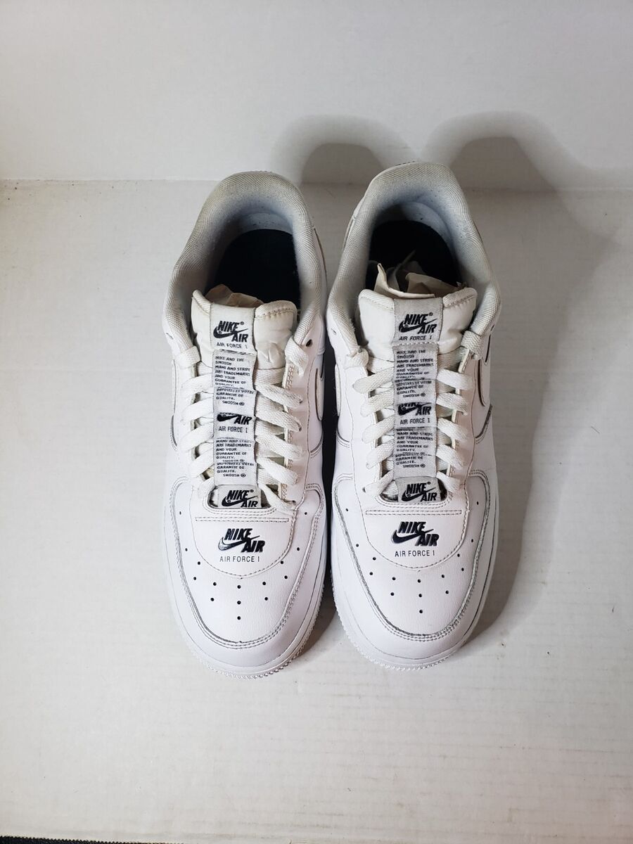 Nike Air Force 1 07 LV8 3 Double Air White Black Men's Size Nike Air Force 1 07 LV8 3 Double Air White Black Men's Size