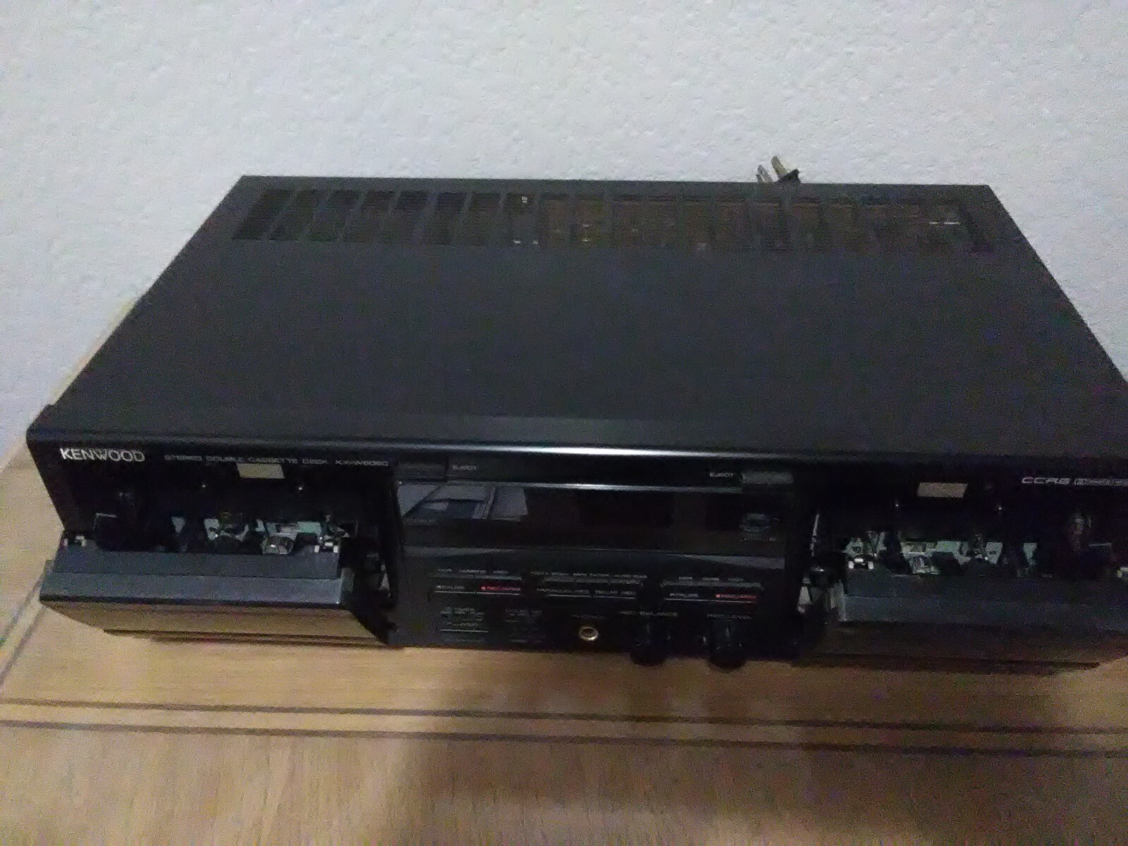 Kenwood Dual Cassette Tape Deck KX-W8060 Separate Hx Pro Hifi Stereo