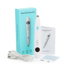 LCD Laser Pen Skin Tag Remover Age Spot Mole Wart Freckle Tattoo Removal Device