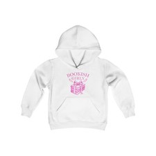 Bookish Girly Youth Heavy Blend Hooded Sweatshirt