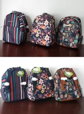 NWT Lily Bloom Eden Backpack -Dashing Stripe, Pop Art Posy, Midnight Owl *PICK*