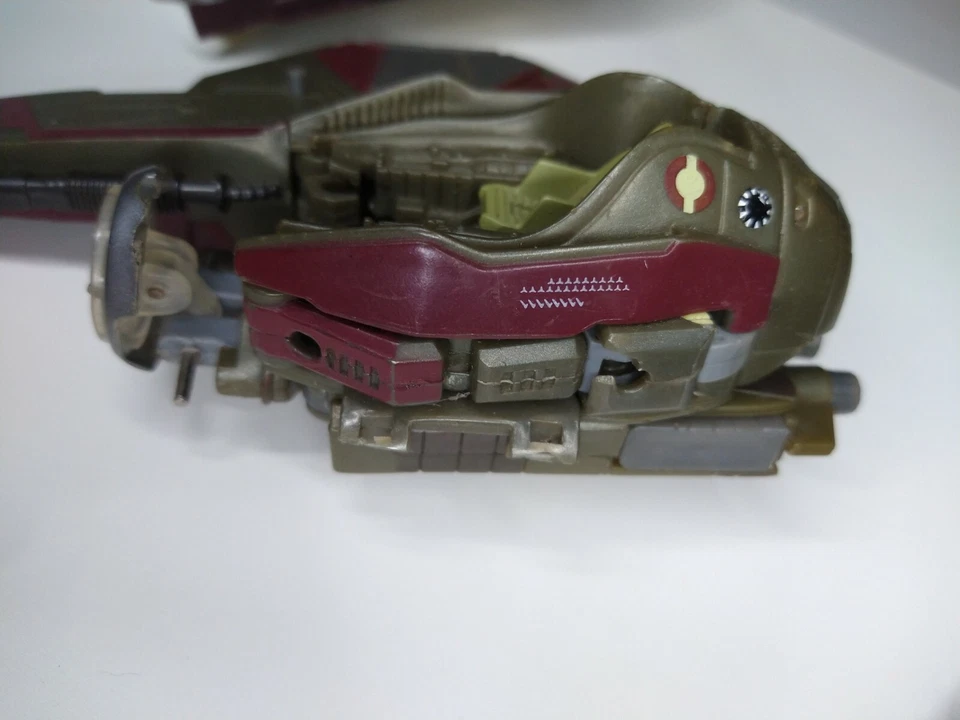Transformers Star Wars Obi-Wan Starfighter y Anakin Skywalker roto incompleto Foto 3 de 4