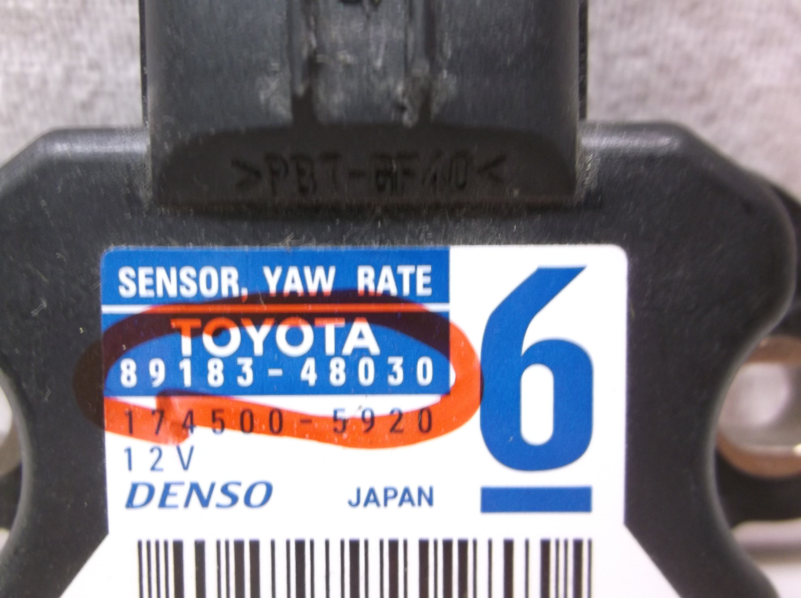 101112 TOYOTA PRIUS YAW RATE SENSOR/MODULE eBay