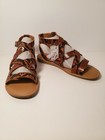 NEW Women's Directions Orange Greeway Strappy Ankle Sandals Animal Print — photo 3