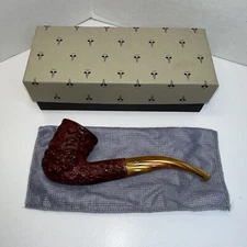 Savinelli Stellar 611 KS Italy Tobacco Smoking Pipe Rusticated USED
