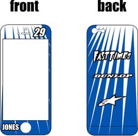 I-phone Sticker Kit By Fast Times (blue) Lines Series I-phone Sticker Kit By Fast Times (blue) Lines Series