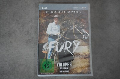DVD-Box: Fury - Die Abenteuer eines Pferdes - Volume 3, 4 DVDs, NEU & OVP