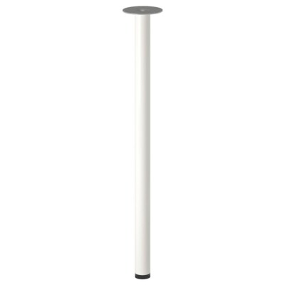 Ikea, ADILS Steel Leg ,for Table Top/Desk,  White, - NEW, 902.179.72