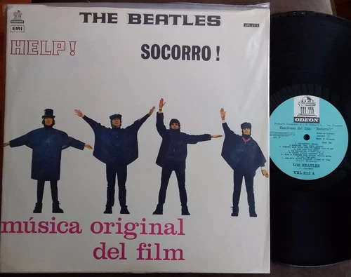 Beatles - Socorro! Musica Original Del Film Uruguay 1972 14 Track 12" LP M-/M-