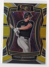 2024 PANINI SELECT COLSON MONTGOMERY PHENOMENON GOLD PRIZM RC (02/10)