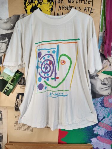 Vintage 90s Picasso Modern Art Portrait T-shirt Sz