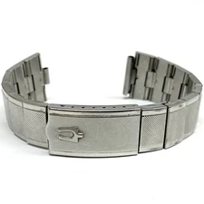 Vintage Duchess USA Stainless Steel Accutron Watch Band (unique lug ends)