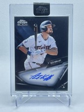 2021 Topps Chrome Black Chrome Black Auto Rookie Alex Kirilloff #CBA-AK Twins