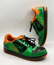 The Infamous Black Sheep Brand ‘Toe Up’ Size 9.5 Skateboard Shoes BLACK/ORANGE