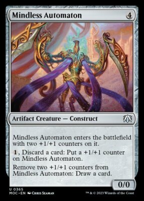x4 Mindless Automaton U MTG Commander: March of the Machine M/NM, English