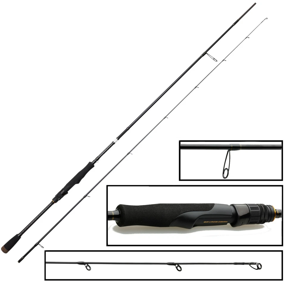 Savage Gear SG2 Light Game 251cm 5-18g- leichte Spinnrute, Barschrute, Angelrute