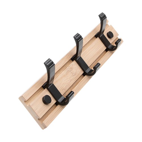 Coat Rack Hook Wooden Coat Pegs Door Coat Hanger Key Hangers Wall