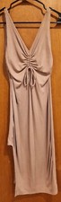 New Antistar Slip Bodycon Dress S M Women Neutral Spandex Polyester