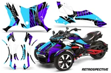 Roadster Graphics Decals Stickers For Can-Am Spyder F3-S RETROSPECTIVE TL PU