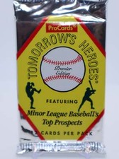 1991 ProCards Tomorrow’s Heroes Baseball Wax Pack