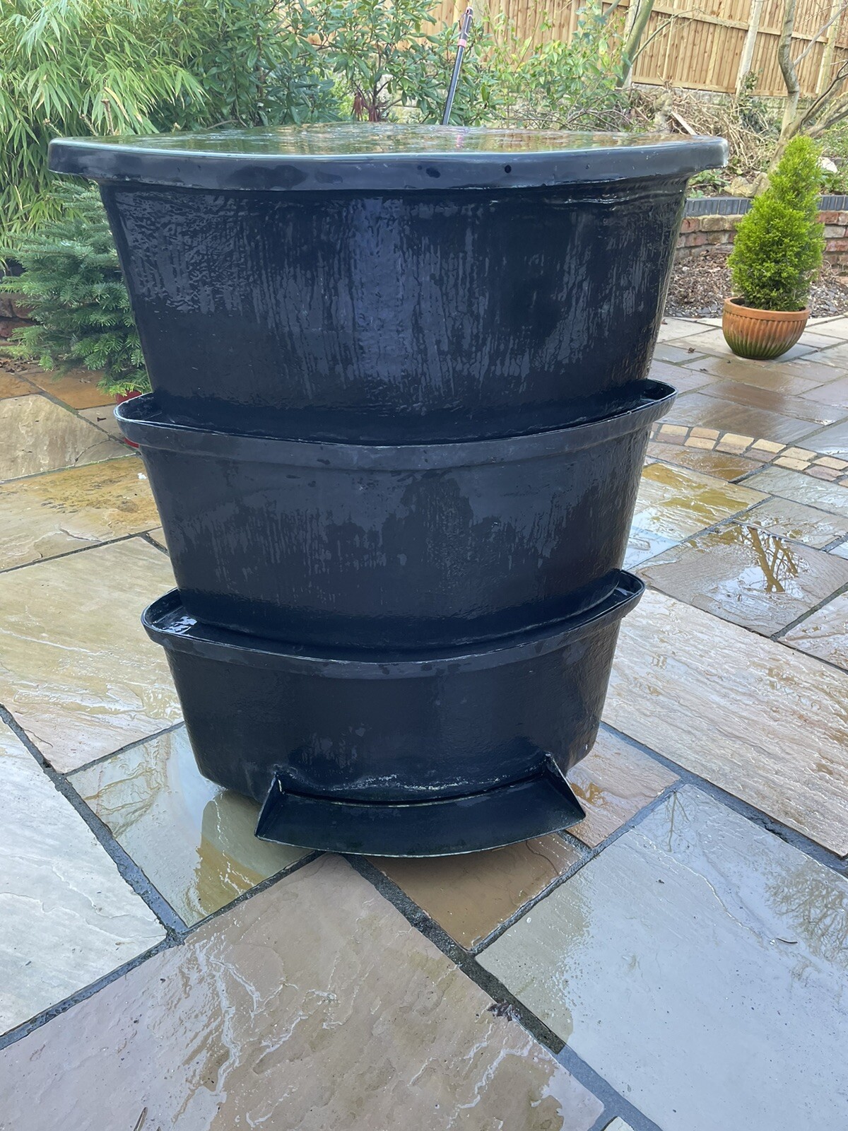 3 Tier Corner Bakki Shower Pond Filter eBay