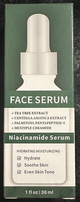 Face Serum w/Tea Tree Oil For Glowing Skin, Wrinkles. Women Men Beauty MSRP $49