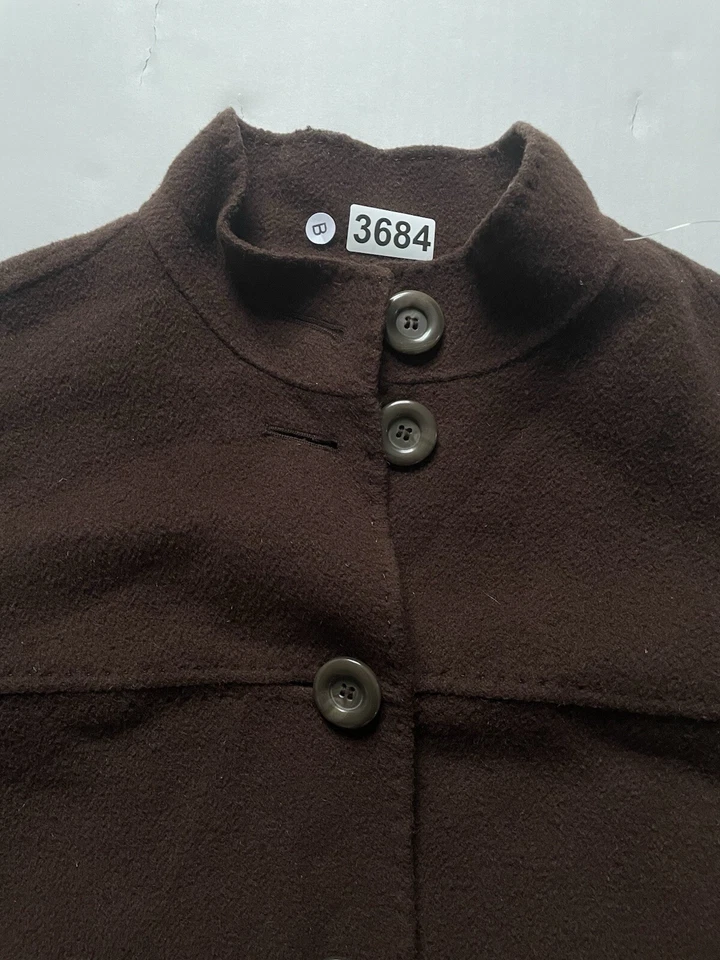 Charter Club Suéter Mujer 2P Marrón Chocolate Lana Hervida Chaqueta Larga Foto 4 de 4