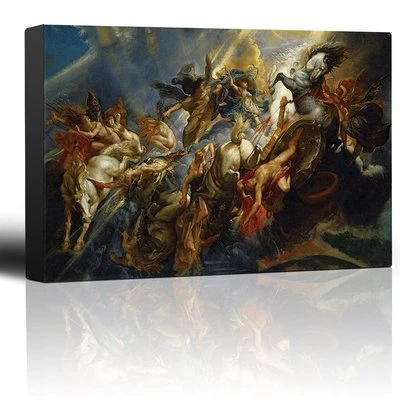 WALL26 24"x36" Peter Paul Rubens Wall Art Canvas Print - The Fall of Phaeton