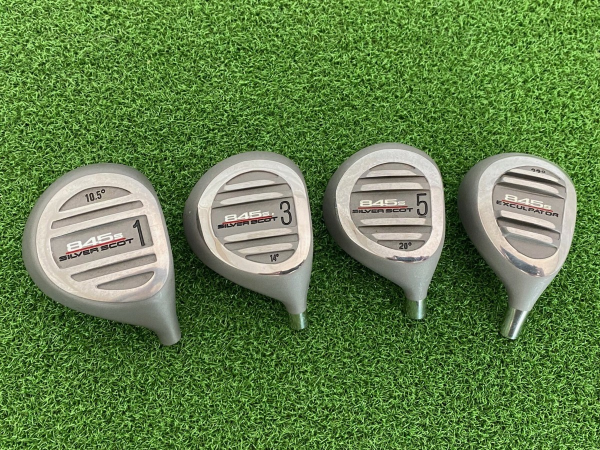 NEW Tommy Armour 845s SILVER SCOT DRIVER & FAIRWAY WOOD SET