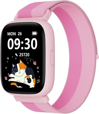 BIGGERFIVE Kids Smart Watch, 1.8" Fitness Watch, Puzzle GamesGirls Teens 5-16