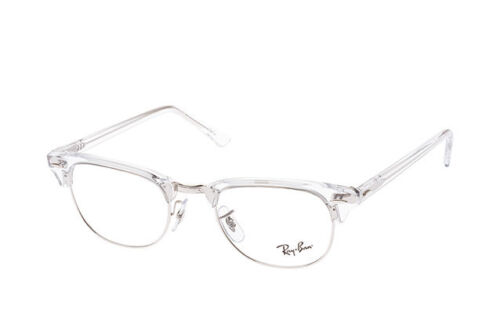 Sunglasses Of Eye Ray-Ban RX5154 Clubmaster 2001 White Transparent Cal.49