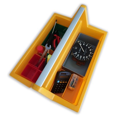 McPlus Carry P 40 Tragekasten Blau - Mehrzweckbox Für Werkzeuge & Utensilien